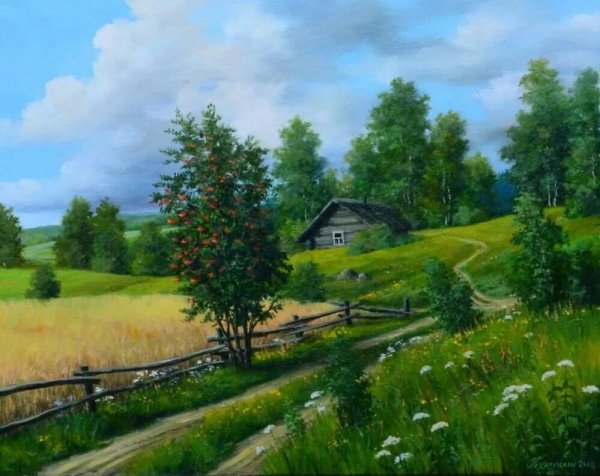 Художник Сергей Курицын пейзажи