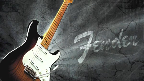 Fender Stratocaster фотообои