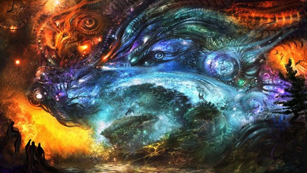 Рисунки фэнтези космос