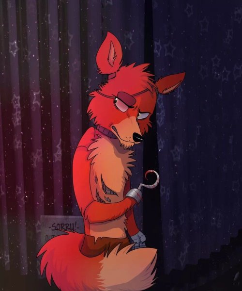 ФНАФ Фокси арт