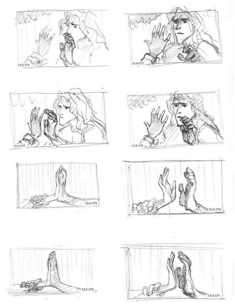 Раскадровки Дисней