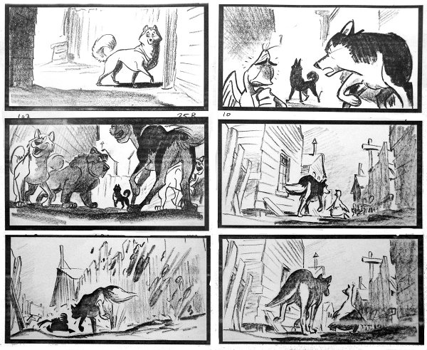 Раскадровка иллюстрации