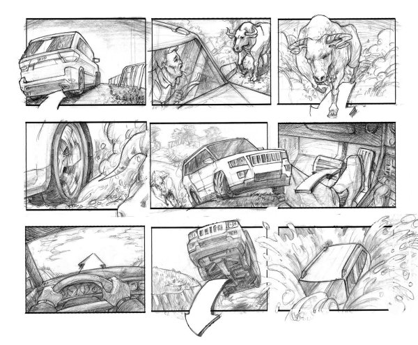 Зарисовки раскадровки