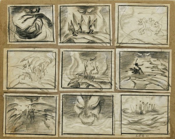 Раскадровка Уолта Диснея