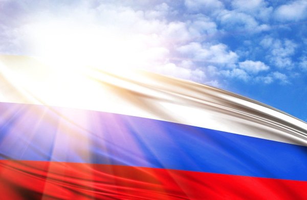 Флаг России Кремль