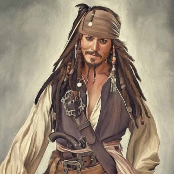 Барбоса и Капитан Джек Воробей