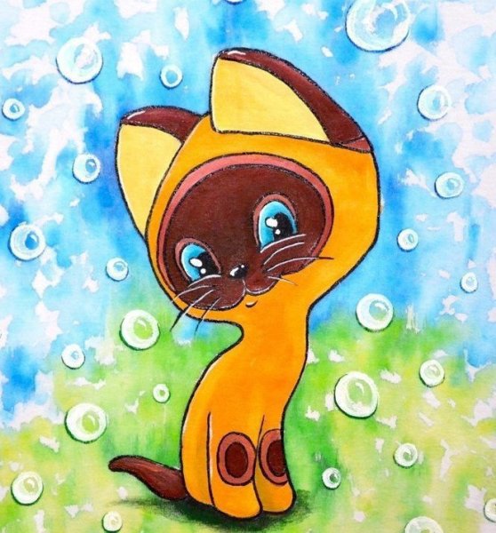 Герои мультика котенок Гав