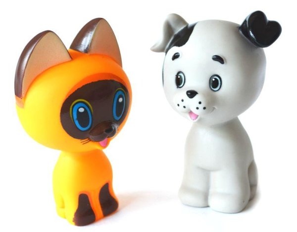 Игрушки котенок Гав и щенок