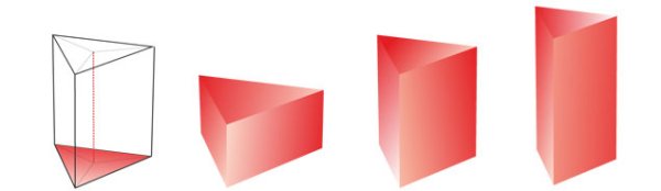 3д трёхгранная Призма