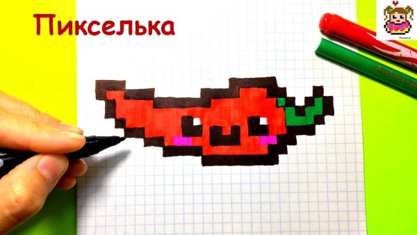 Рисование по клеточкам пикселька