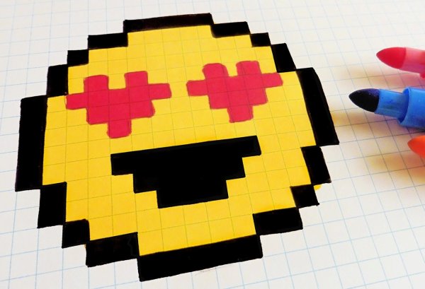 Рисунки в клеточку