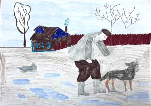 Собака кусака рисунок