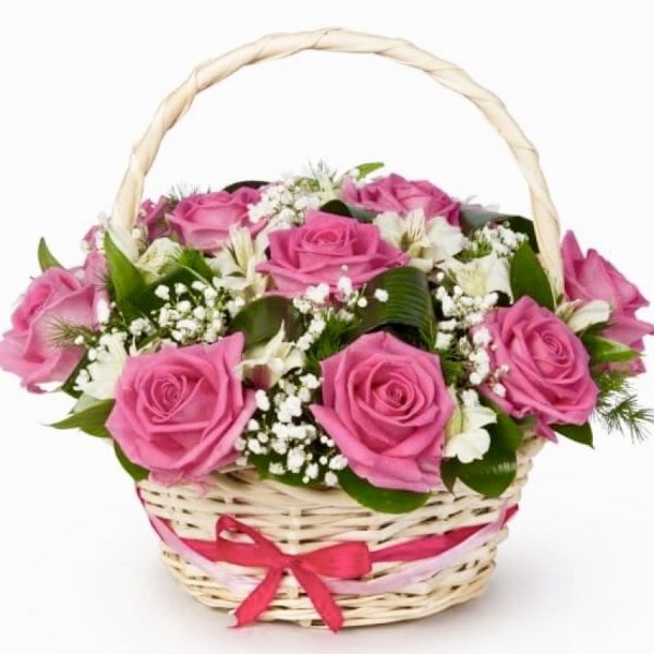 Корзина с цветами