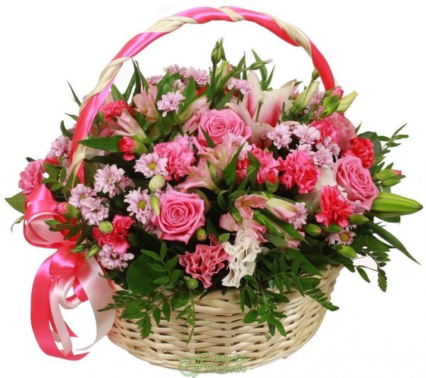 Букетик в корзинке