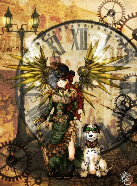 Аниме паропанк и стимпанк