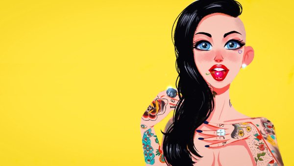 Обои на рабочий стол нарисованные