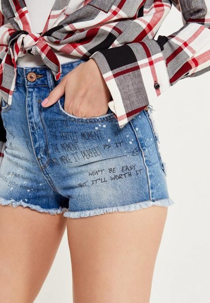 Джинсовые шорты женские