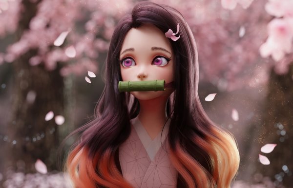 Nezuko Kamado 3d