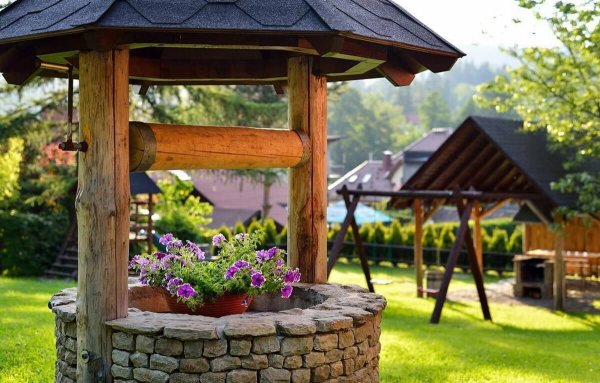 Ландшафтный стиль Кантри деревенский