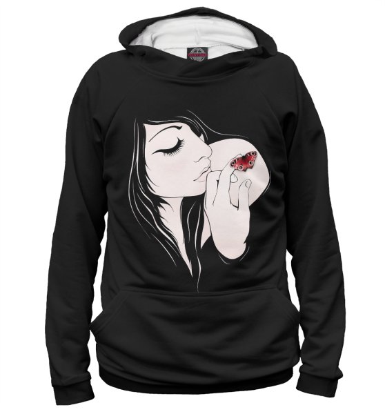 Девушка в толстовке