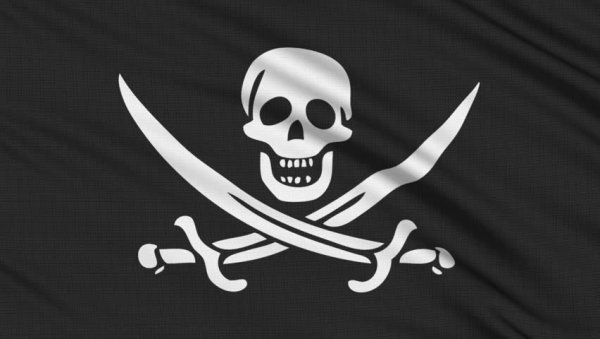 Пиратский флаг купить, заказать. Флаги пиратские от производителя в Киеве - ЗНАМЕНОСЕЦ
