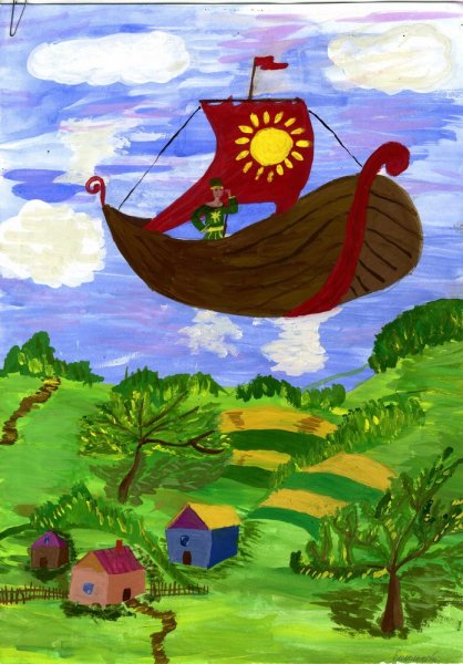 Летучий корабль русская народная сказка