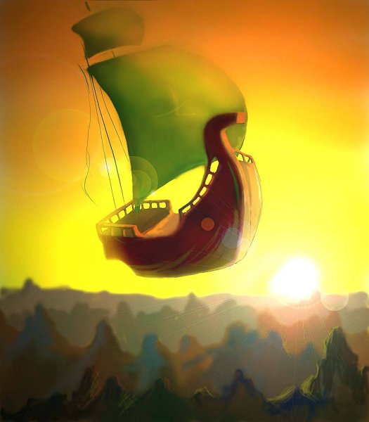 Огненный Летучий корабль