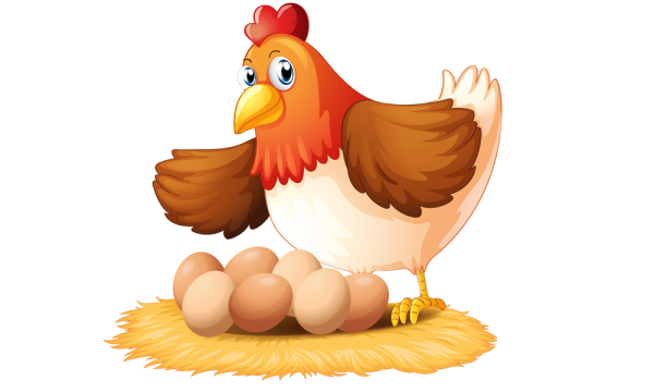 Курочка картинка для детей на прозрачном фоне