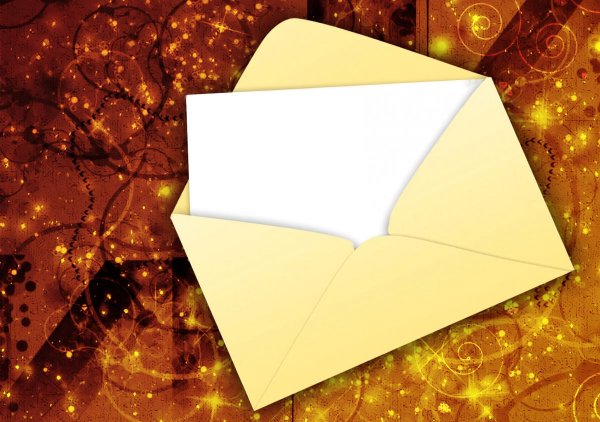 Открытый конверт