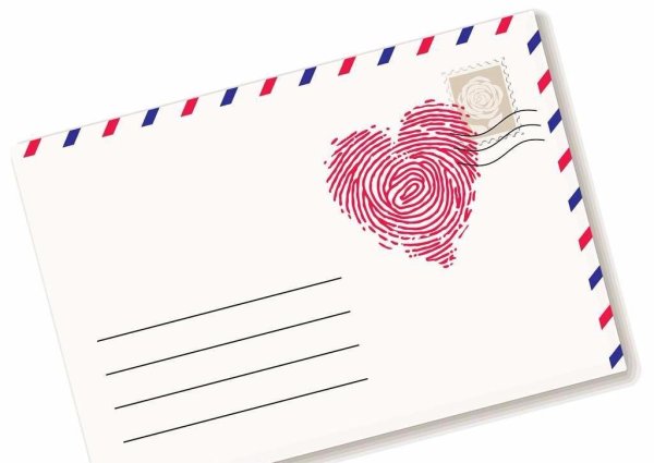 Новогодние письма для детей на прозрачном фоне