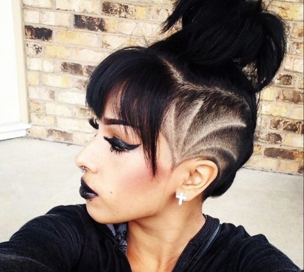 Стрижки с выбриванием