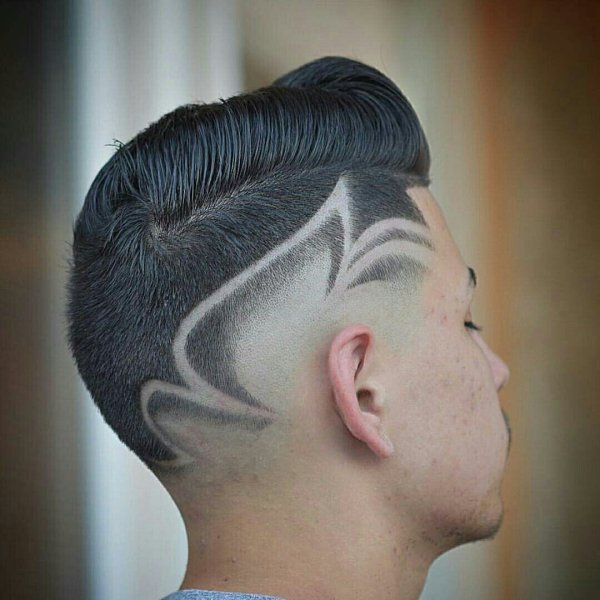 Мужские стрижки с узорами