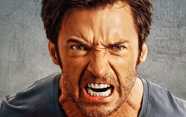 Росомаха Хью Джекман оскал