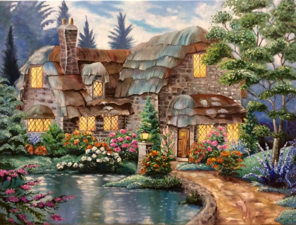 Обои на рабочий стол сказочные домики