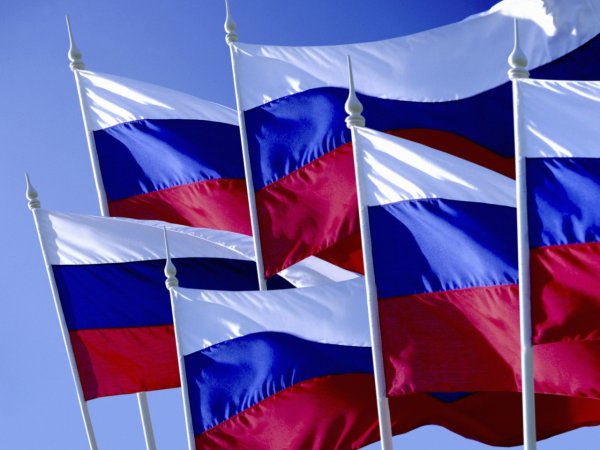 Много флагов России
