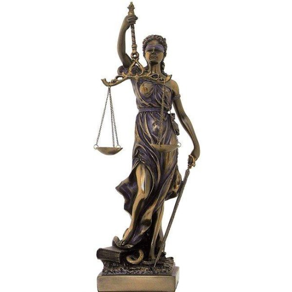 Статуэтка Фемида богиня правосудия