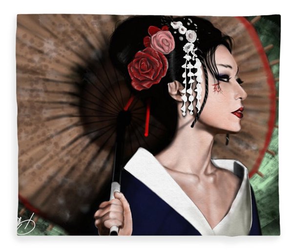 Гейша в профиль