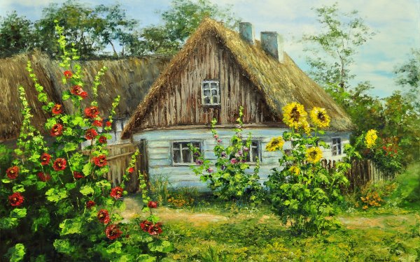 Деревенский пейзаж