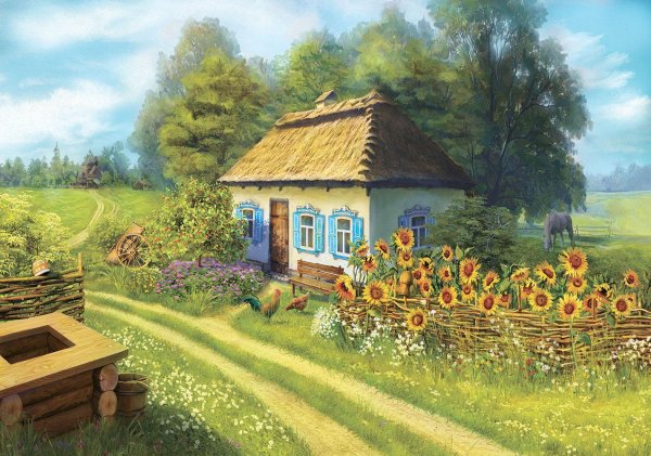 Сказочная русская деревня