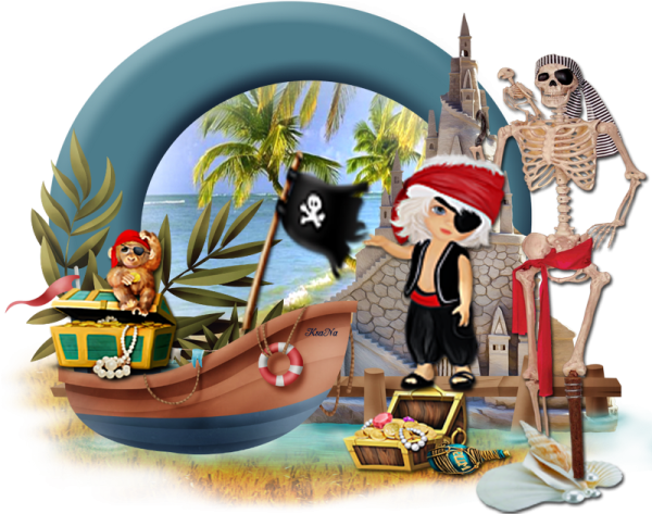 Метки пиратов для детей