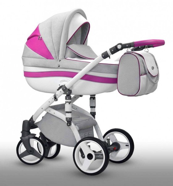 Коляска 3 в1 Николь Wiejar оранжевая