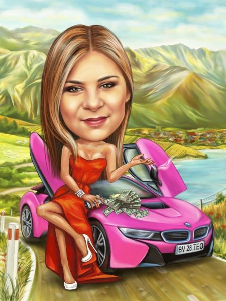 Карикатуры и шаржи на женщин