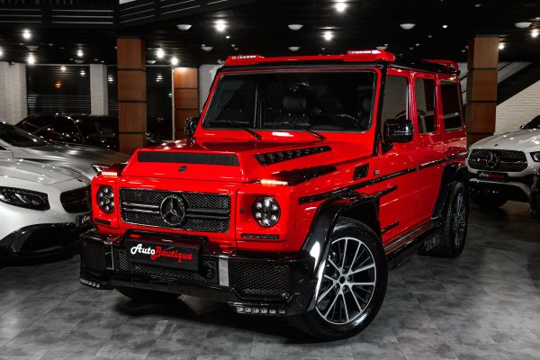 Мерседес Гелендваген Брабус красный