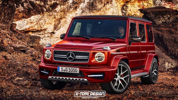 Mercedes-Benz g63 AMG 2018 красный
