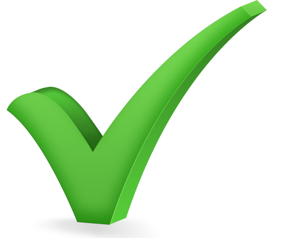 Галочка окей