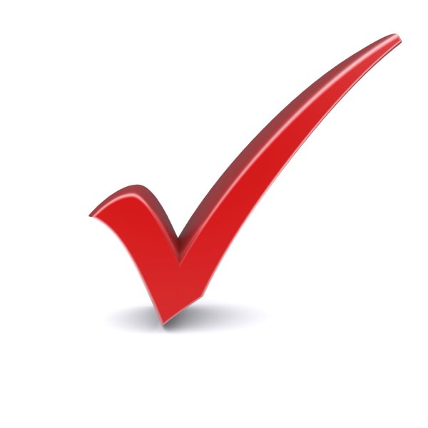 Красная галочка