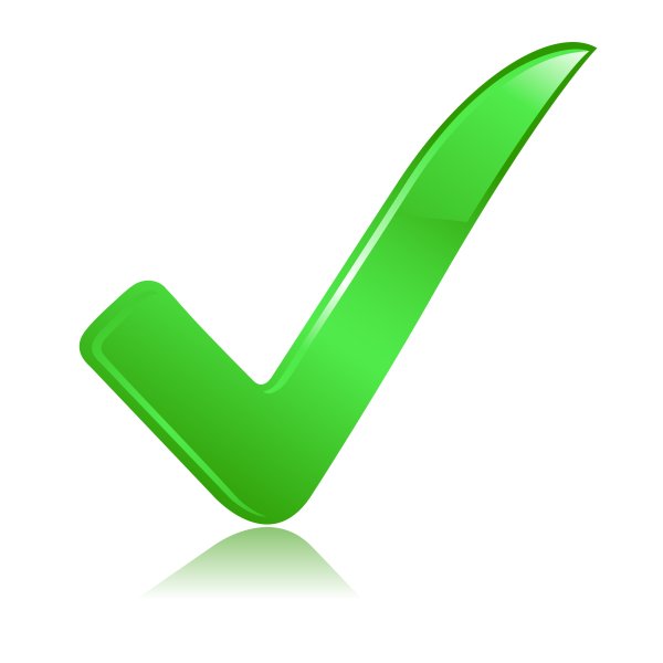 Зеленая галочка
