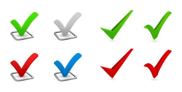 Логотип три галочки