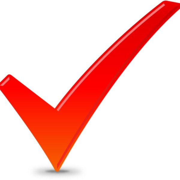 Красная галочка