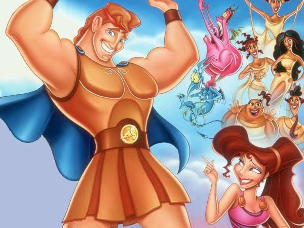 Герои мультфильма Геркулес Дисней